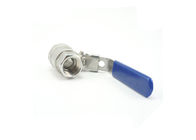 BSP Wearable rosqueou a válvula de bola de 2 partes, resistência de impacto da válvula de bola do ângulo