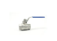 Válvula de bola hidráulica 1/2 da água da linha de Bsp” material 304 316 de aço inoxidável