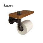 Flange industrial do assoalho do toalete do suporte do papel higiênico da tubulação do estilo decorativo do vintage