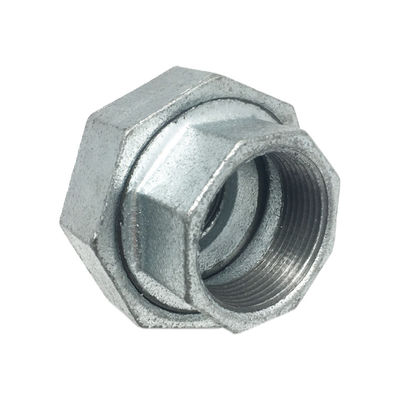 A união maleável NPT do ferro fundido dos encaixes do ferro galvanizado do UL FM pisou